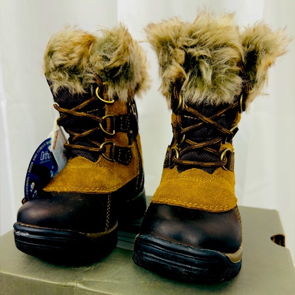 Timberland Blizzard Bliss Waterproof Brown Snow Boot   Toddler 6    New … - Picture 9 of 11